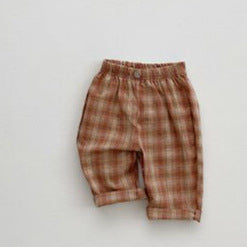 Pantalones Cuadros Coreanos para Bebés - Diseño Trendy - Image 16