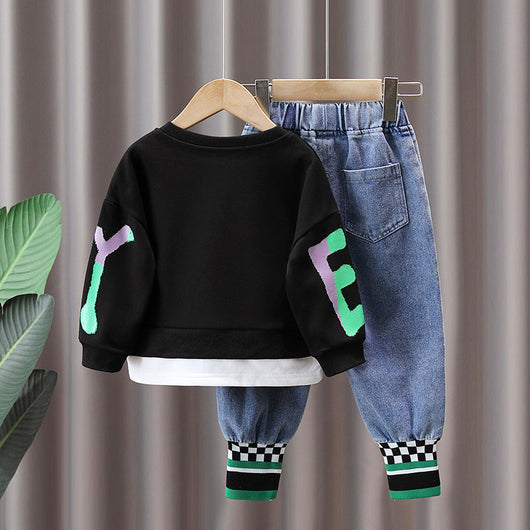 Conjunto Elegante de Dos Piezas para Niño Otoño - Image 23