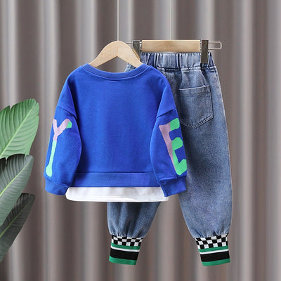 Conjunto Elegante de Dos Piezas para Niño Otoño - Image 30
