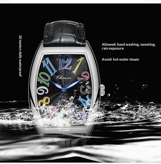 Reloj Digital con Calendario y Correa de Cuero para Hombre - Image 11