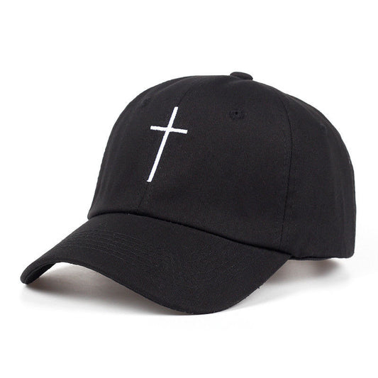Gorra de Béisbol con Cruz Bordada