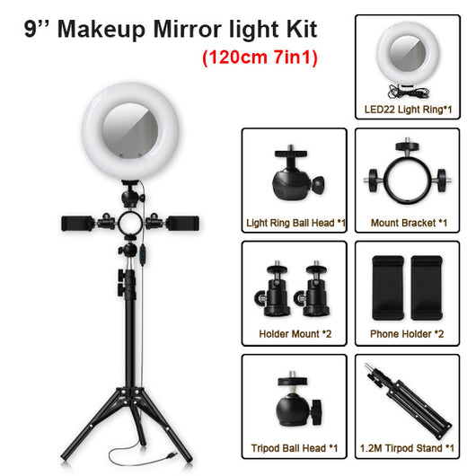Trípode LED Ajustable Multifunción Compatible con Apple - Image 10