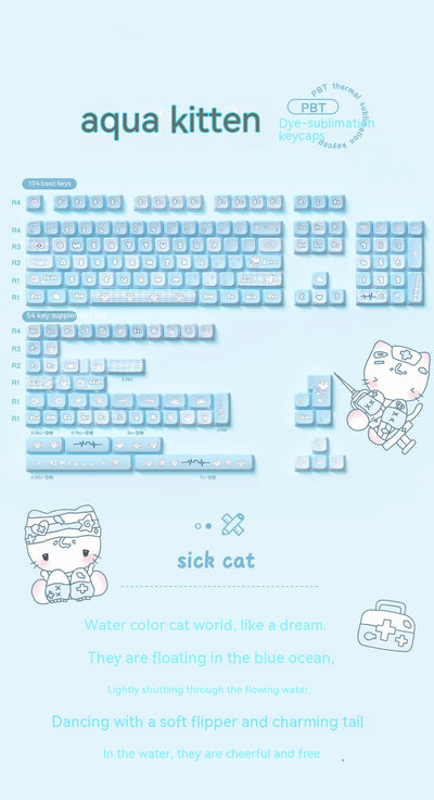 Set Completo de Teclado Gaming con Diseño Térmico de 5 Caras y Sublimación - Image 7