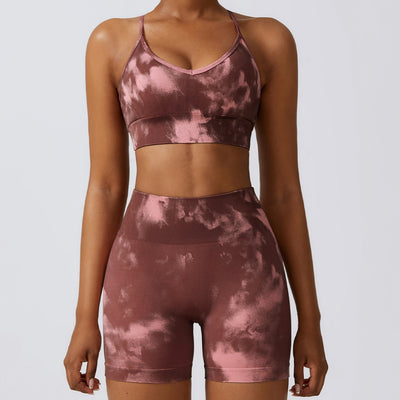 Traje de Yoga Estampado Camuflaje sin Costuras - Image 21