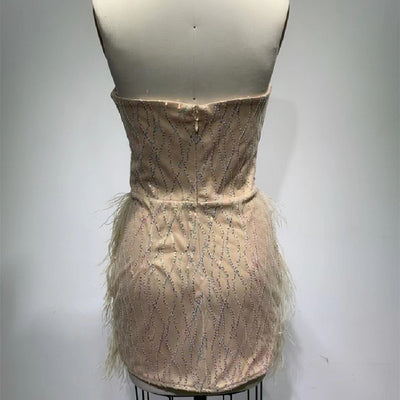 Vestido de Fiesta con Lentejuelas y Borlas Elegante para Mujer - Image 10