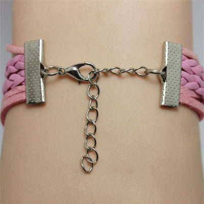 Reloj Pulsera Doble Corazón Tejido Multicapa - Acero Aleado - Image 13