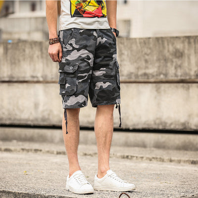 Shorts Cargo Hombre Verano - Pantalones Cortos Casuales Multi-Bolsillo - Image 3