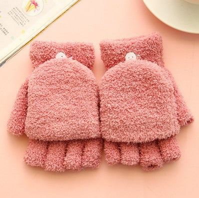 Guantes Fingerless de Forro Polar para Mujer
