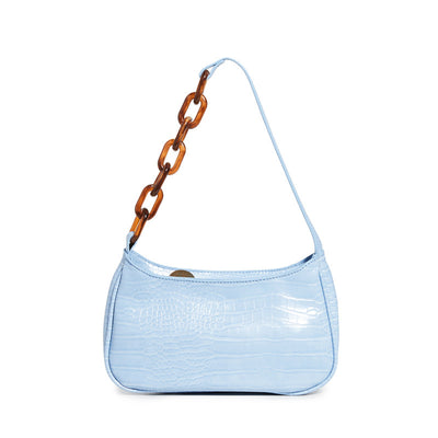 Bolso Baguette de Acrílico con Cadena - Cartera Pequeña para Hombro - Image 15