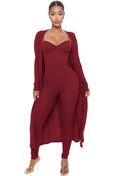 Jumpsuit Casual Mujer con Chaqueta Larga de Manga Larga - Image 12