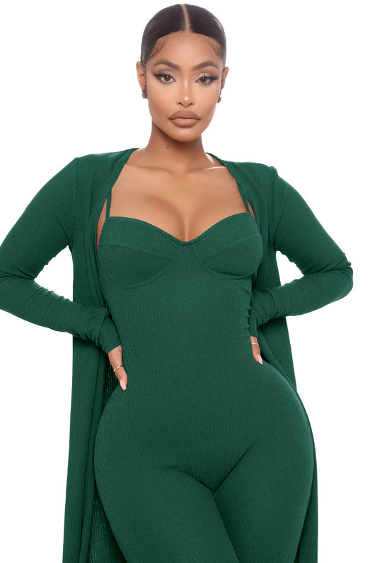 Jumpsuit Casual Mujer con Chaqueta Larga de Manga Larga - Image 16