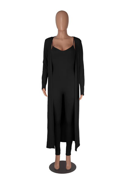 Jumpsuit Casual Mujer con Chaqueta Larga de Manga Larga - Image 18