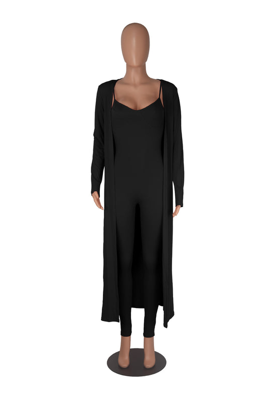 Jumpsuit Casual Mujer con Chaqueta Larga de Manga Larga - Image 18