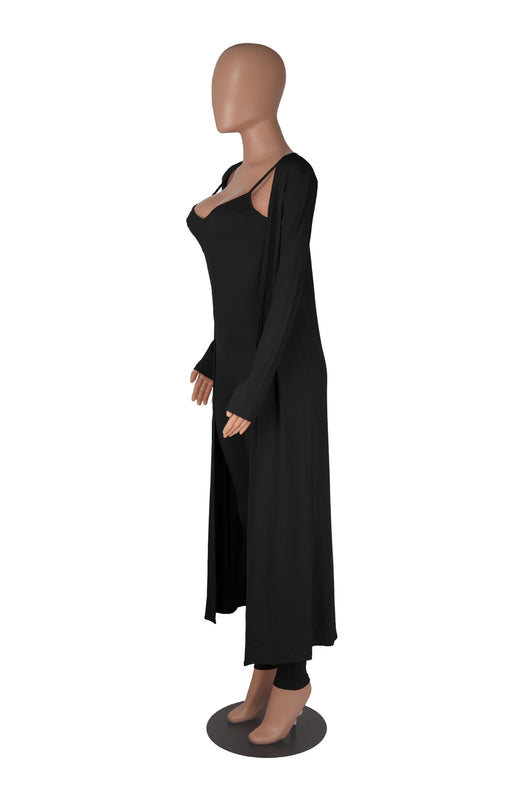 Jumpsuit Casual Mujer con Chaqueta Larga de Manga Larga - Image 19