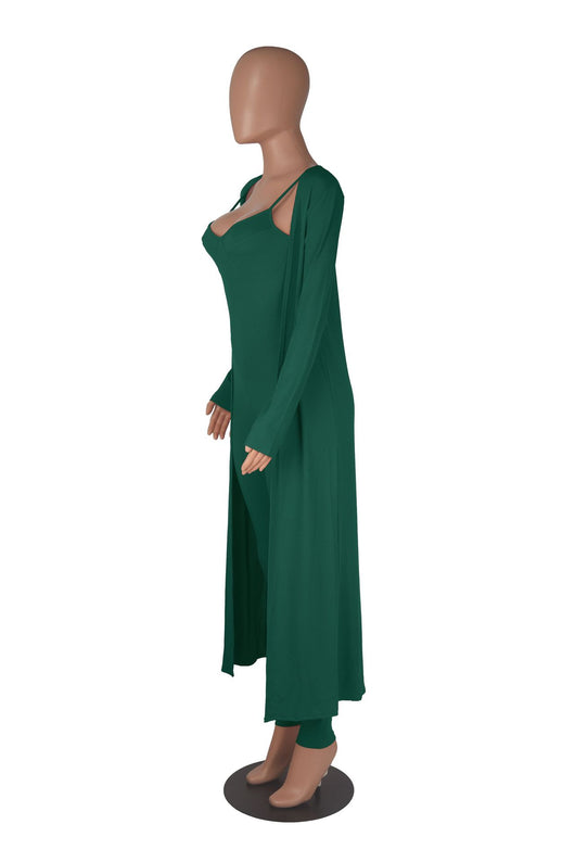 Jumpsuit Casual Mujer con Chaqueta Larga de Manga Larga - Image 25