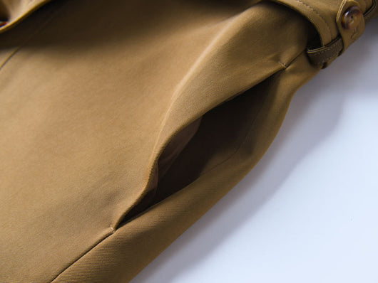 Gabardina Corta Elegante Casual para Mujer - Image 10