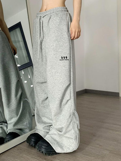 Pantalones Anchos con Cordón y Volantes - Diseño Casual Chic de Moda Urbana - Image 13