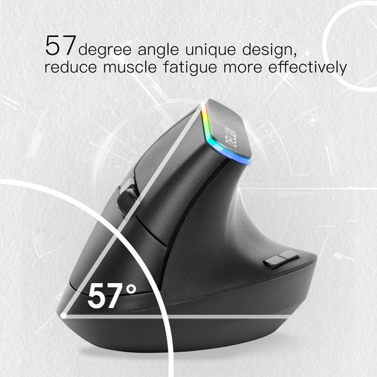 Ratón Ergonómico RGB Inalámbrico Vertical M618C - Image 12