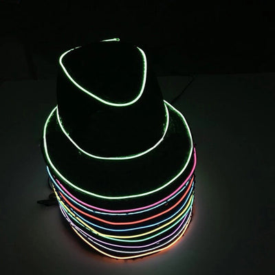 Sombrero de Fiesta Navideño con Lentejuelas Brillantes y Efecto Fluorescente - Image 10