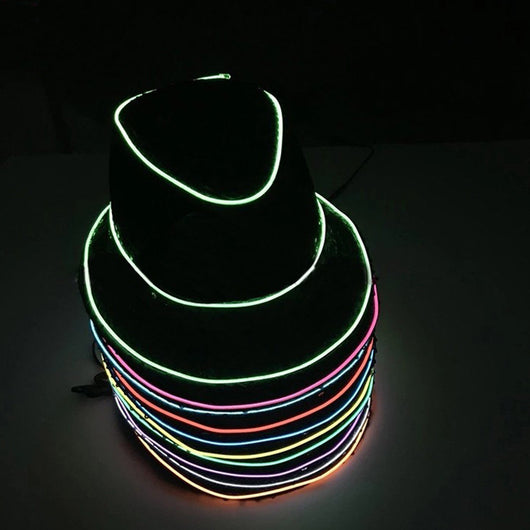 Sombrero de Fiesta Navideño con Lentejuelas Brillantes y Efecto Fluorescente - Image 10