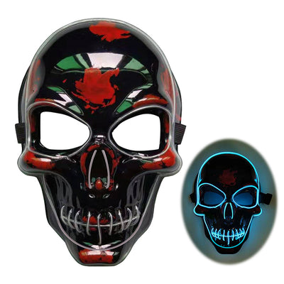Máscara de Calavera LED Brillante Aterradora para Halloween - Image 28