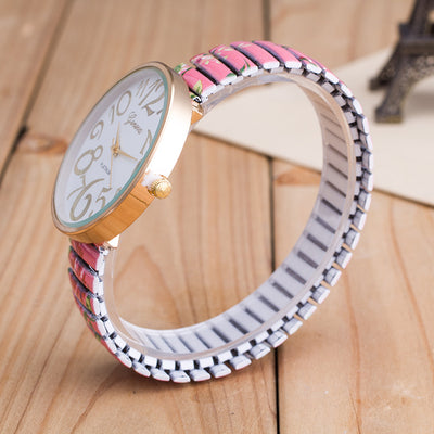 Reloj de Pulsera Elástico para Mujer con Correa Ajustable - Image 2