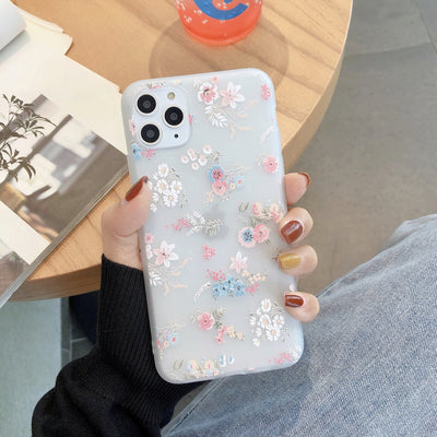 Funda Floral Transparente Creativa para Celular - Image 5