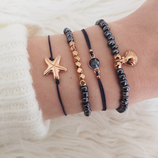 Set de Pulseras Bohemias Vintage con Cuentas y Amuletos para Mujer - Image 22