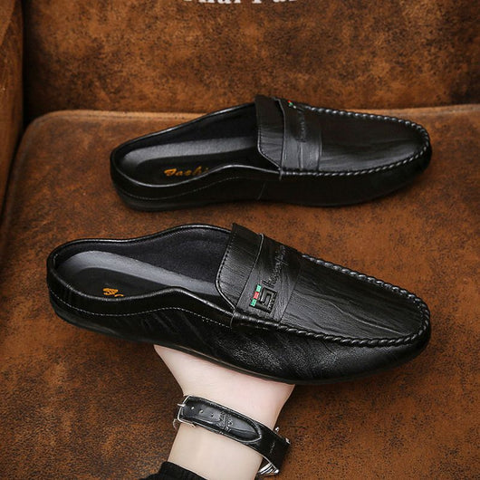 Mocasines Hombre Cuero Cerrados sin Talón - Comodidad Slip-On - Image 23