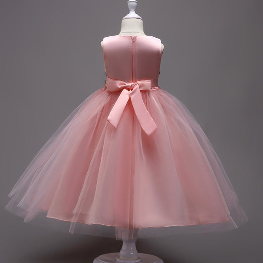 Vestido Infantil Bordado para Niñas de 4 a 15 Años - Image 2