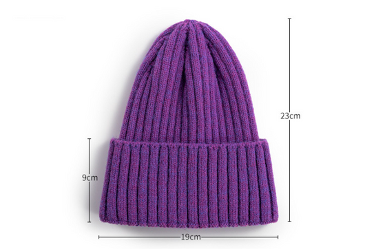 Gorro Tejido Coreano para Mujer - Beanie Grueso y Cálido - Image 11