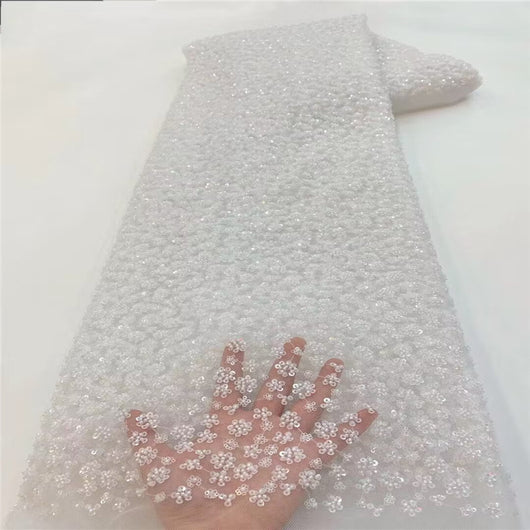 Tela de Lentejuelas con Cuentas de Burbujas para Vestidos de Bordado - Image 13