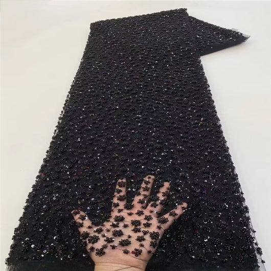 Tela de Lentejuelas con Cuentas de Burbujas para Vestidos de Bordado - Image 14