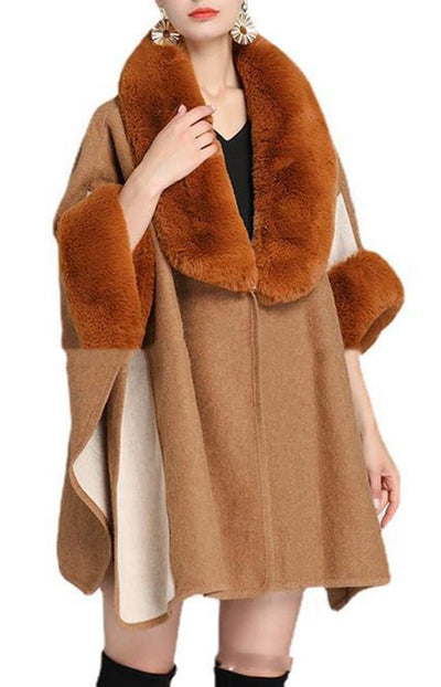Abrigo de Lana Suelto Talla Grande para Mujer - Image 11
