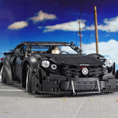 Auto de Carreras C63 Black Warrior - Bloques de Construcción Ensamblados - Image 6