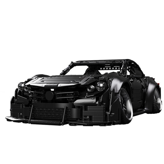 Auto de Carreras C63 Black Warrior - Bloques de Construcción Ensamblados - Image 10