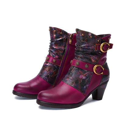 Botas Retro Bohemias para Mujer - Estilo Vintage - Image 15