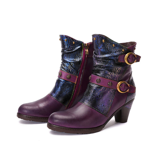 Botas Retro Bohemias para Mujer - Estilo Vintage - Image 17