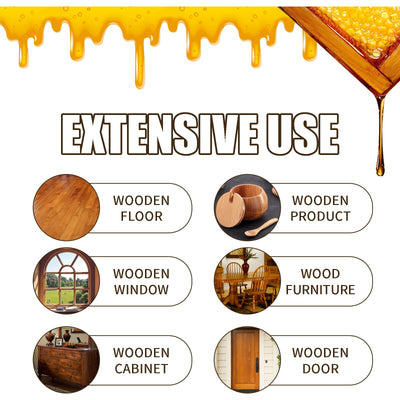 Black spray bottle of OUHOE Beeswax Essential Oil Wax, 120ml, for furniture and floor care. - Image 14