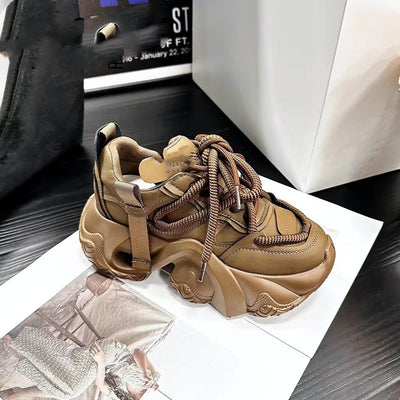 Zapatilla Deportiva Mujer Suela Gruesa Ligera con Plataforma Elevada - Image 10