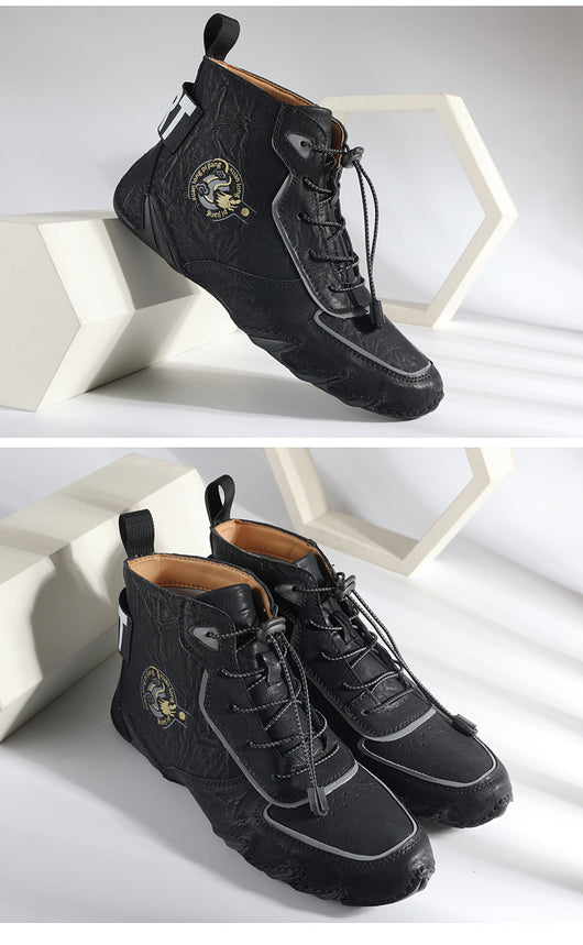 Botas Dr Martens Altas para Hombre Talla Grande - Cuero con Forro Térmico - Image 13