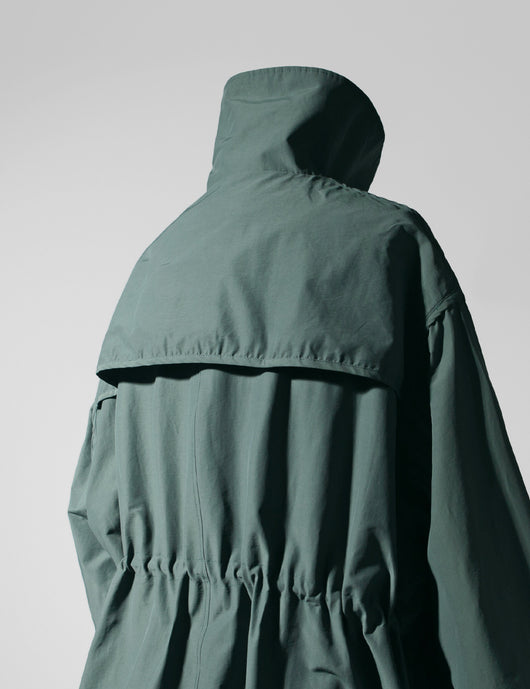 Gabardina Larga Coreana Otoño - Cuello de Pie con Cintura Ajustable - Image 14