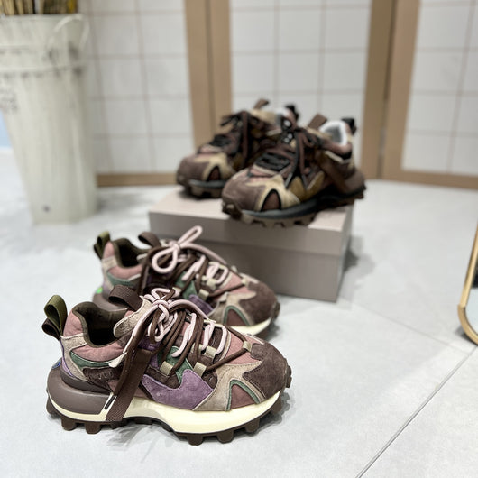 Zapatillas Deportivas Retro con Suela Gruesa y Acabado Brillante para Mujer - Image 7