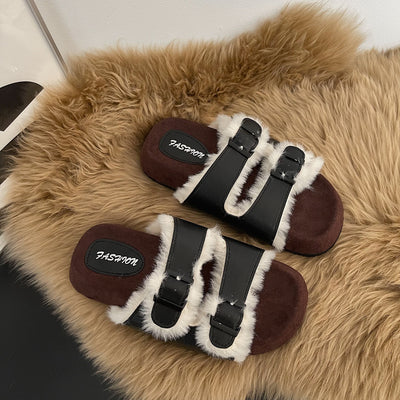 Pantuflas Plataforma para Mujer con Hebilla - Suela Suave y Cómoda - Image 8