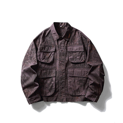 Chaqueta de Trabajo Camuflaje Tie-Dye para Hombre - Image 36