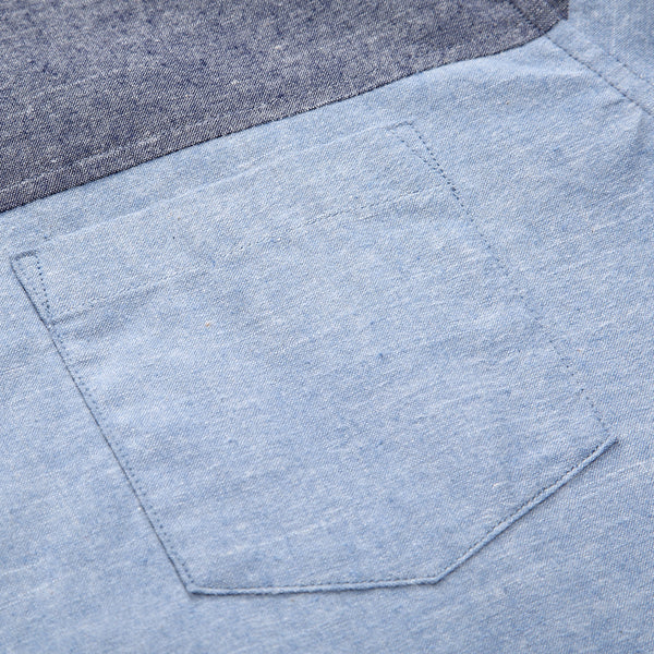 Camisa Manga Larga Clásica con Cuello de Botones para Hombre