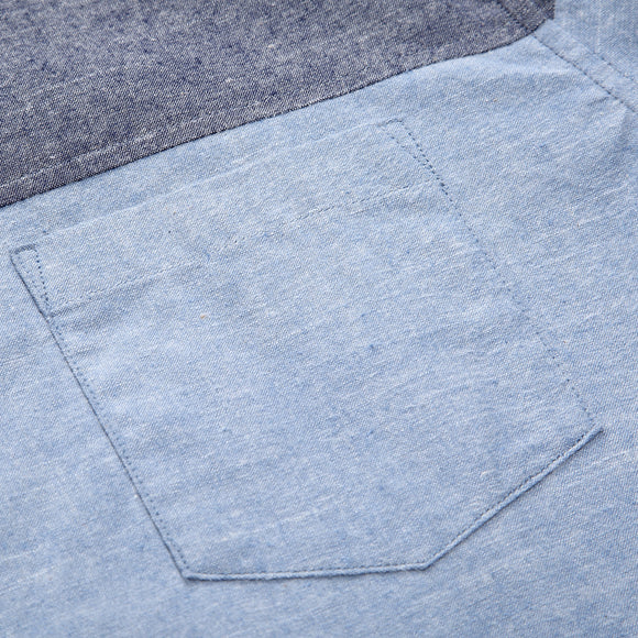 Camisa Manga Larga Clásica con Cuello de Botones para Hombre