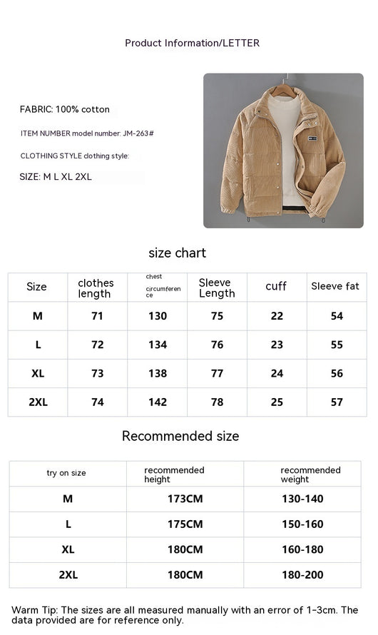 Chaqueta Acolchada Impermeable para Hombre - Image 6