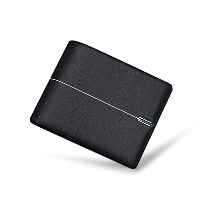 Cartera Ejecutiva de Cuero Genuino para Hombre Negro - Image 11