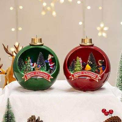 Casa de Nieve Decorativa para Navidad - Adorno Luminoso - Image 12